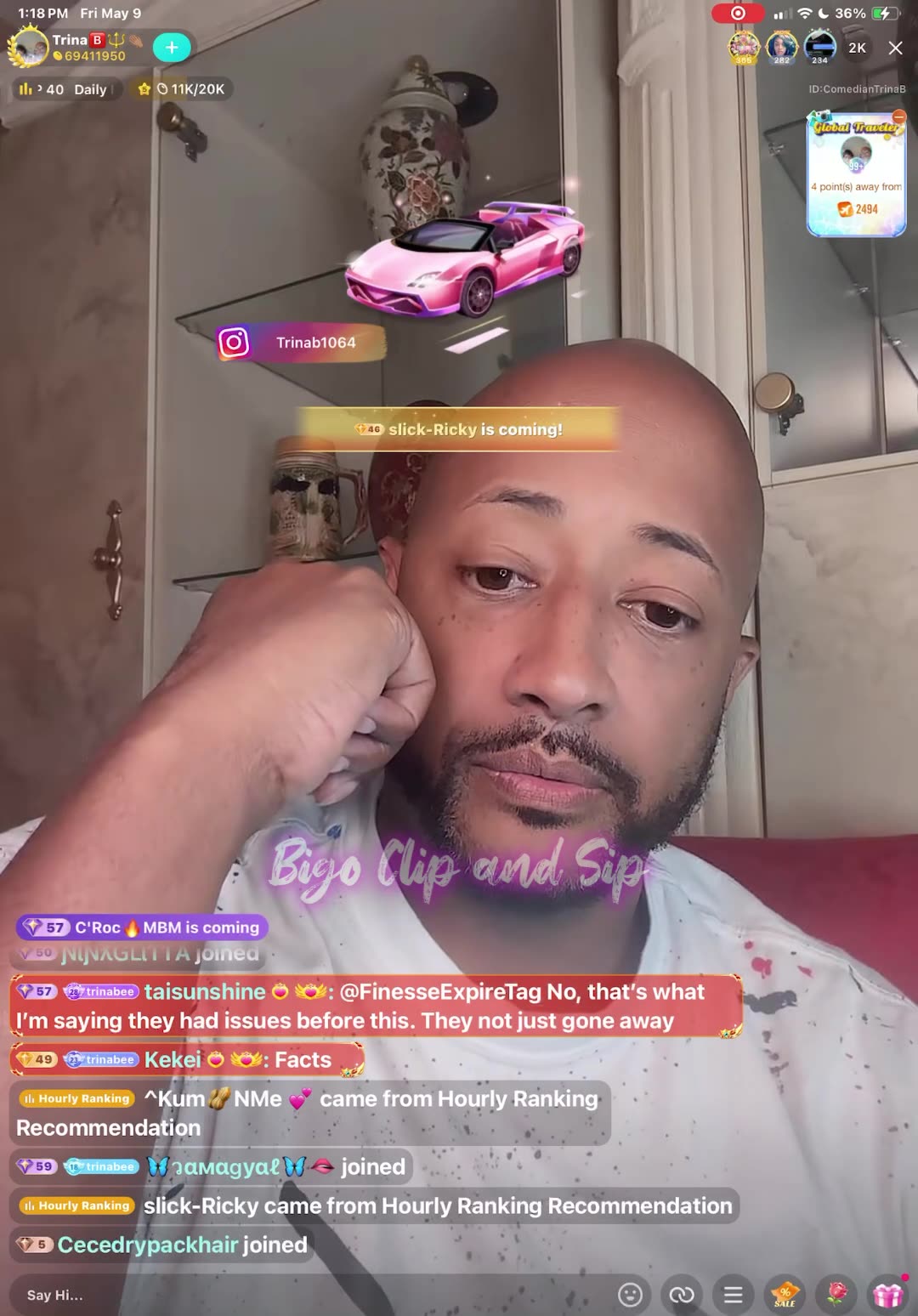 TrinaB lets the brother go off on Nony after she released info from Aliyah 5/9/25 #bigoclipandsip