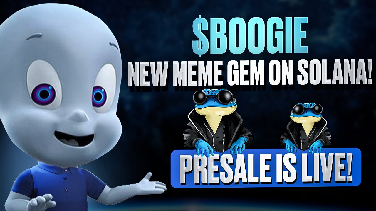 🎉 $Boogie : New Meme Giant on Solana! Presale is Already Here! Dont miss this Meme train! 🚀🐸