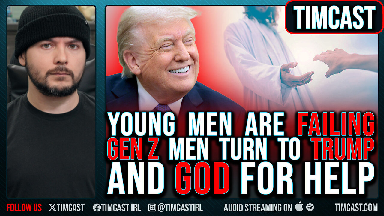 Young Men ARE FAILING, Men Turn To Trump And GOD For Help