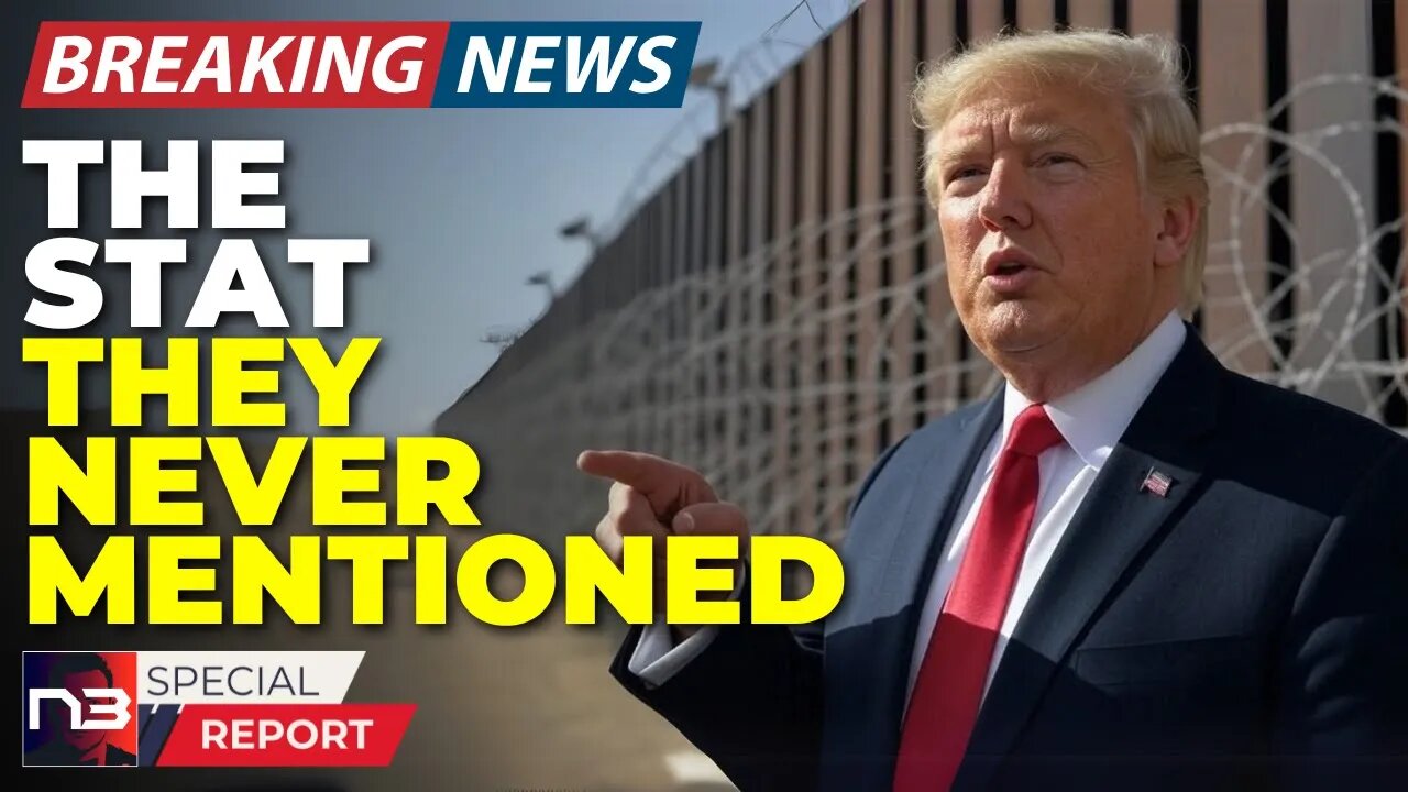 🚨BREAKING: Trumps Border Success Just Exposed A 99.99% Lie The Press Pushed For Years