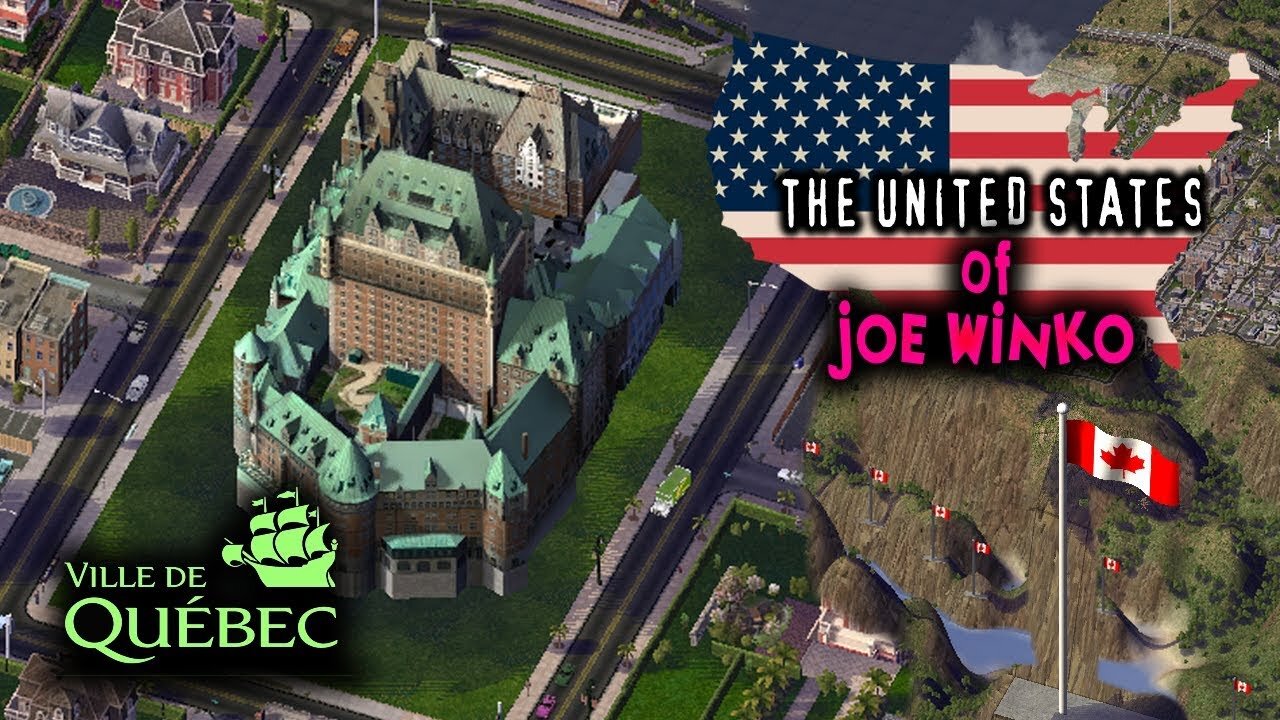 Quebec City & St. Raymond - United States of Joe Winko 1x85 - SimCity 4 Series - Joe Winko