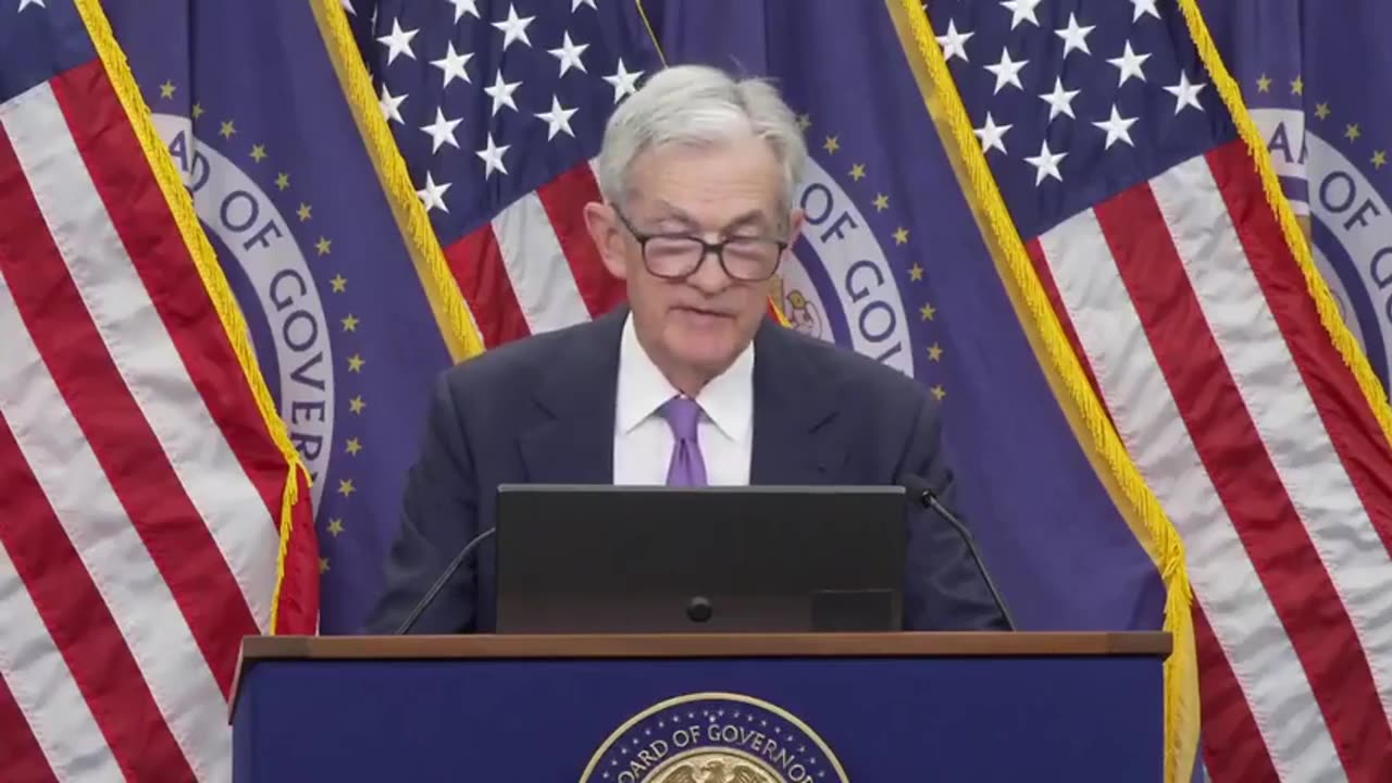 Powell： ＂Higher tariffs are pushing up prices in some categories of goods..＂