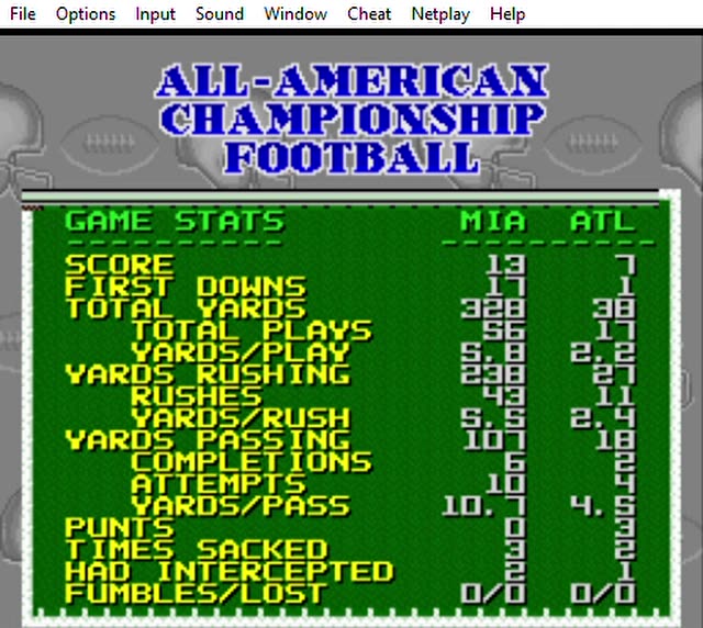 Snes Rom All American Football