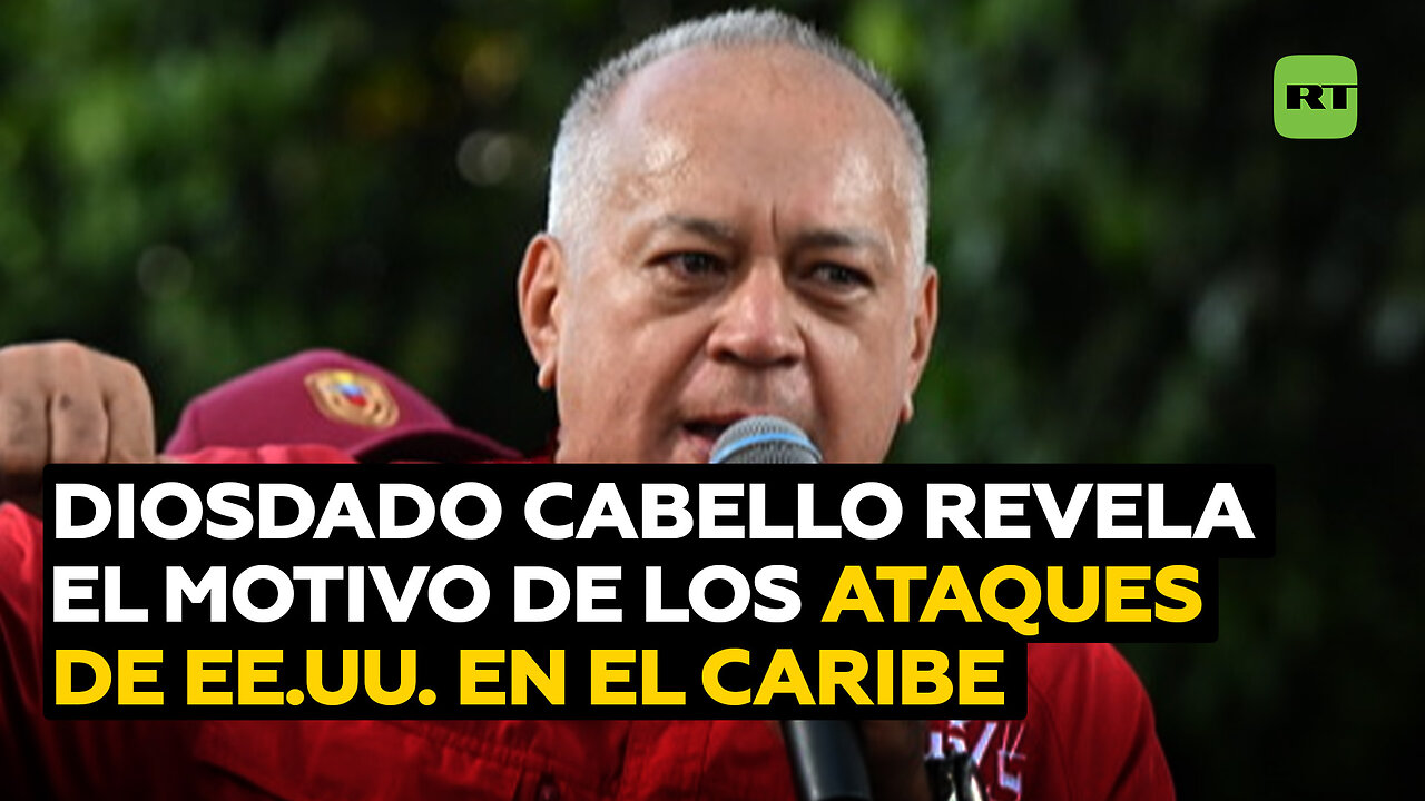 Ya nadie habla de cocaína: Diosdado Cabello desvela la razón de los ataques de EE.UU. en el Caribe