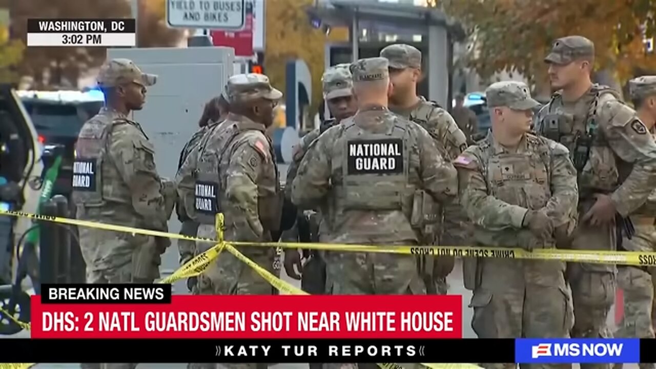 BREAKING: Two National Guard members shot near the White House