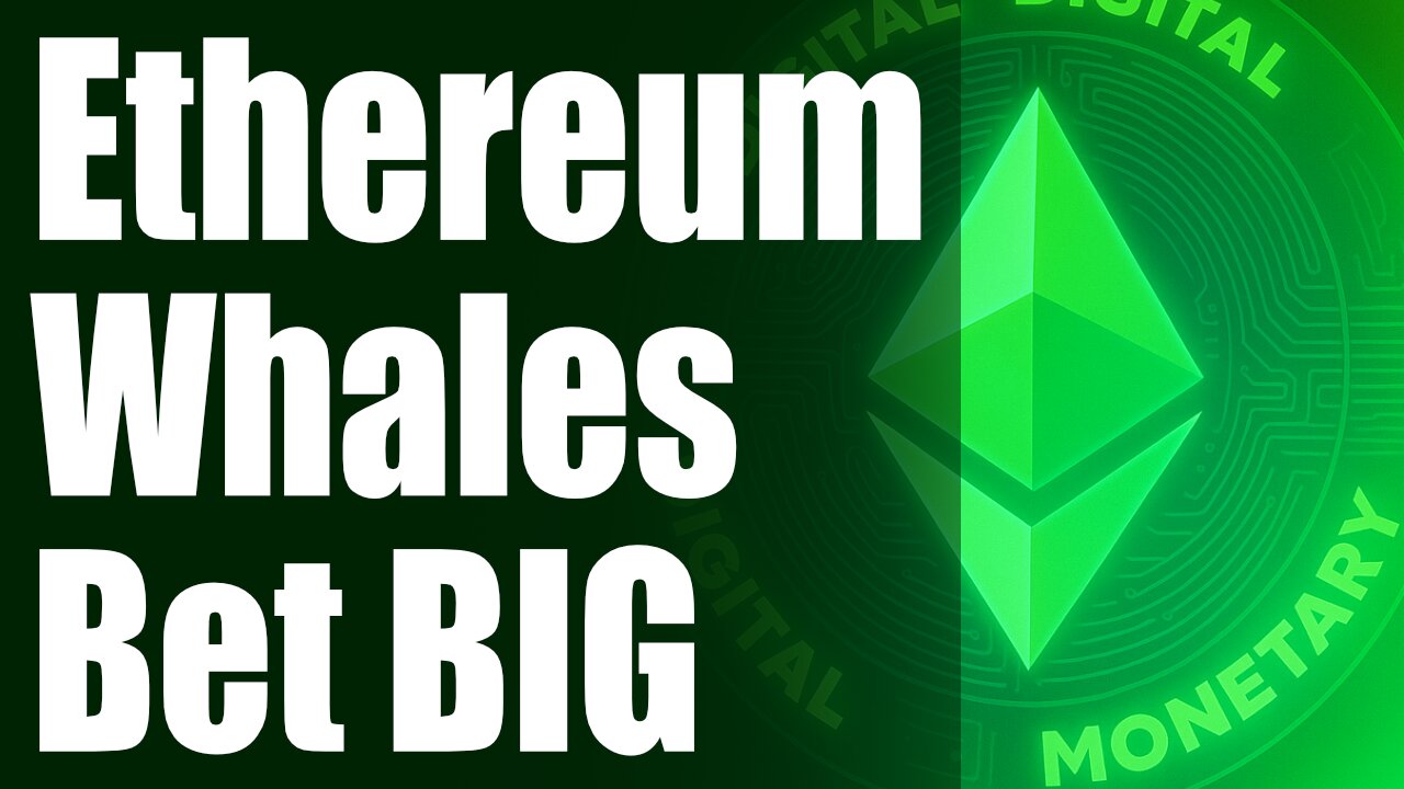 WHALES JUST BOUGHT HOW MUCH ETHEREUM? What Do They Know We Dont?