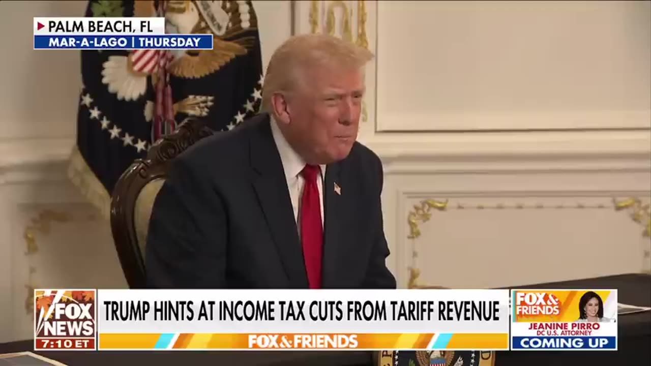 💥 President Trump Floats SUBSTANTIALLY CUTTING Income Tax