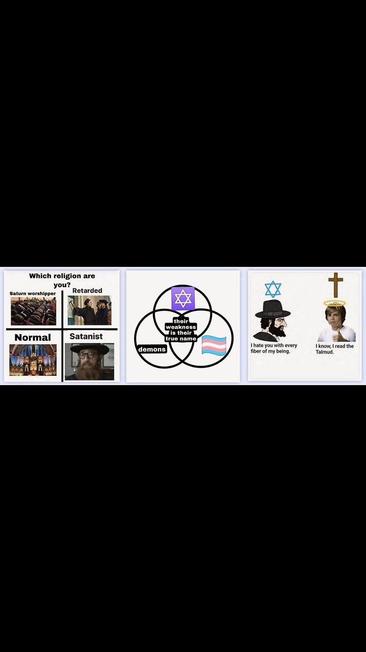 ZIONIST SCOURGE - Good Christians Love Talmudic Jews