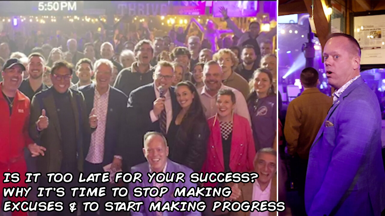 Is It Too Late for Your Success? Why Its Time to Stop Making Excuses & to Start Making Progress + Celebrating 5 Clay Clark Client Success Stories + Join Eric Trump At Clay Clarks Sept 25-26 Business Conference (53 Tix Remain)