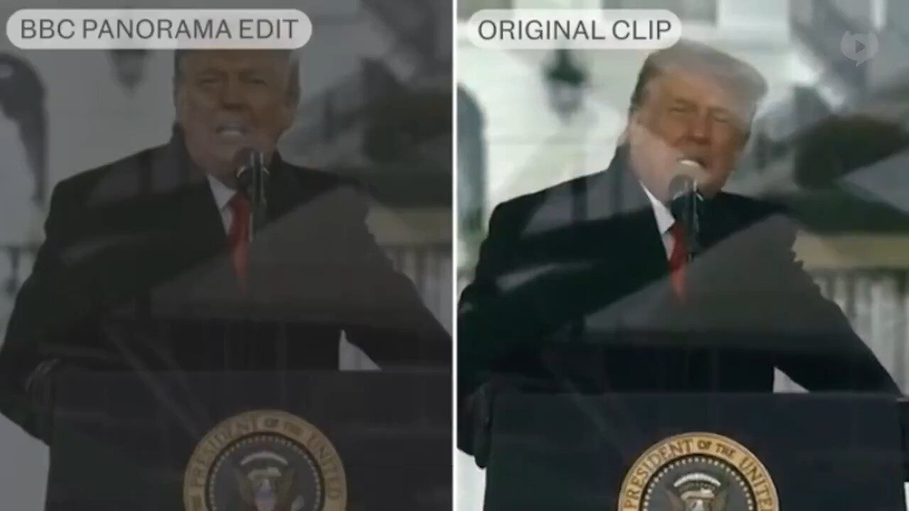 BBC Doctored Trumps January 6 Speech To Make It Sound As If He Was Inciting A Riot