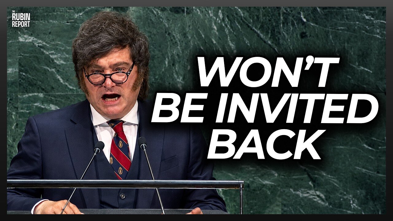 UN’s Jaws Drop as Javier Milei Roasts Them to Their Faces thumbnail
