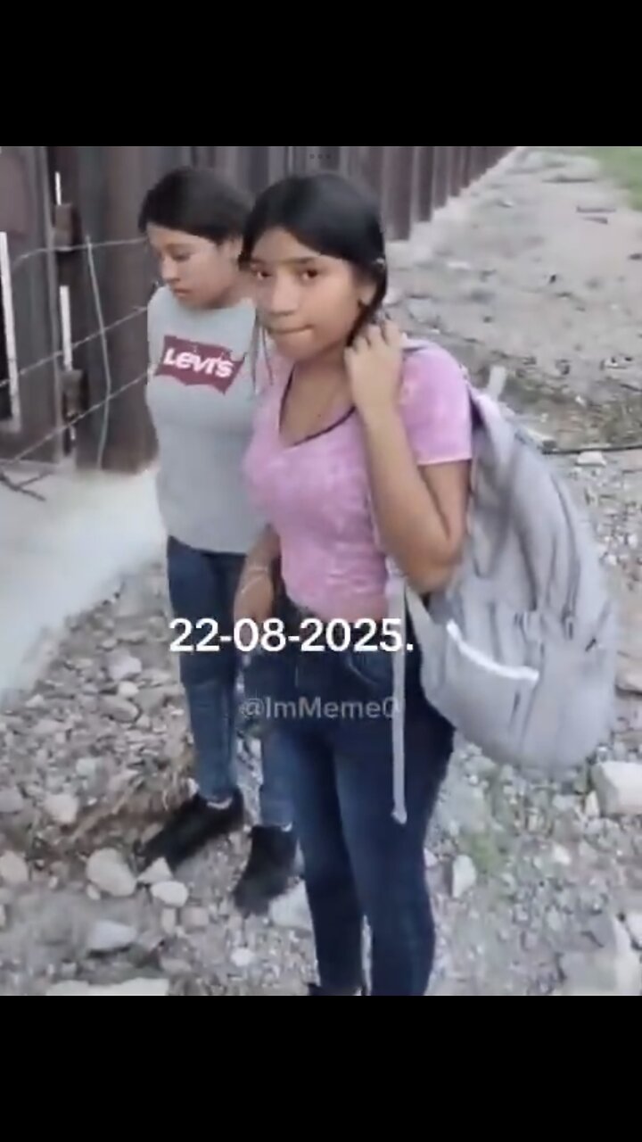 HUMAN TRAFFICKER INVADES BORDER👭🚧🚷📸TRAFFICKING ILLEGALS🛤️🚶🏻🚧👨👩👧👦💫