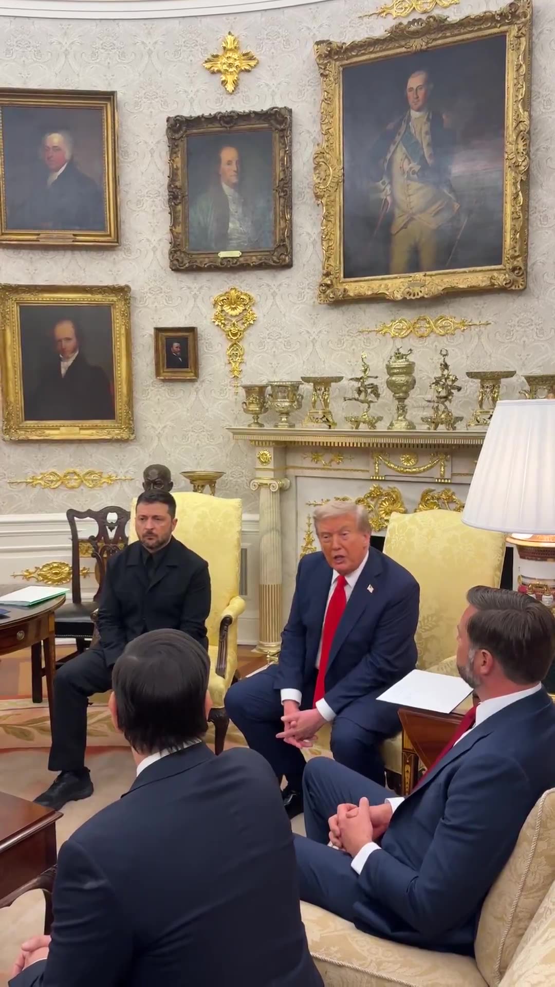President of the United States of America Donald J. Trump: We’re going to make sure that if there is peace, the peace is going to stay long term.