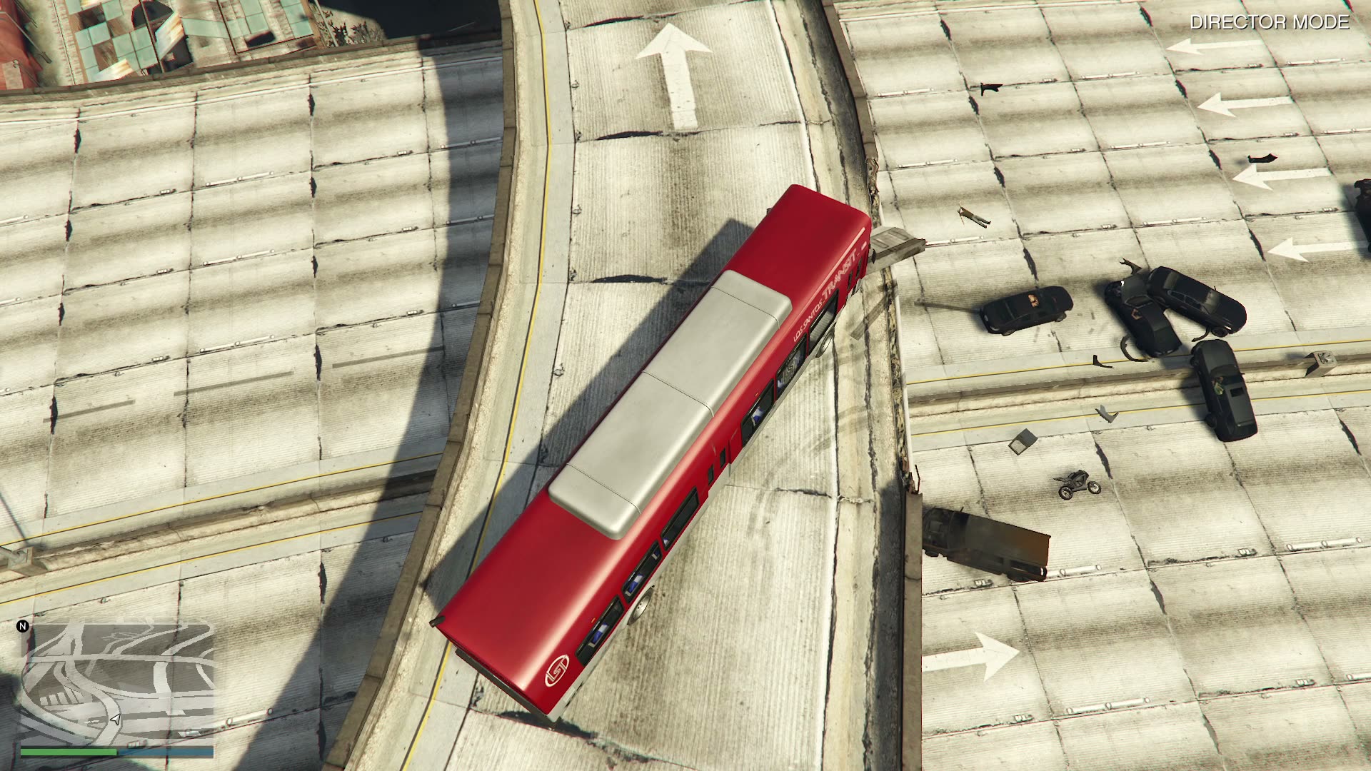 GTA 5 GLITCH – NPCS DRIVE OFF OVERPASS & EXPLODE! CAR GO BOOM CRASH ...