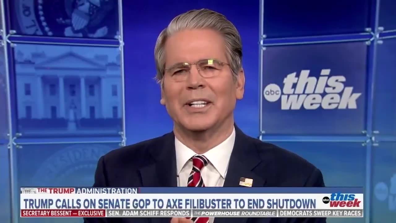 Scott Bessent Calls Out Stephanopoulos Over Shutdown Hypocrisy, Calling GOP Terrorists