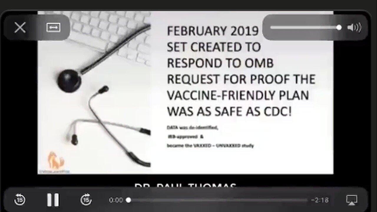 DR. PAUL THOMAS HIRES OUTSIDE FIRM TO TRACK VACCINATED KIDS - HERES WHAT HE FOUND!