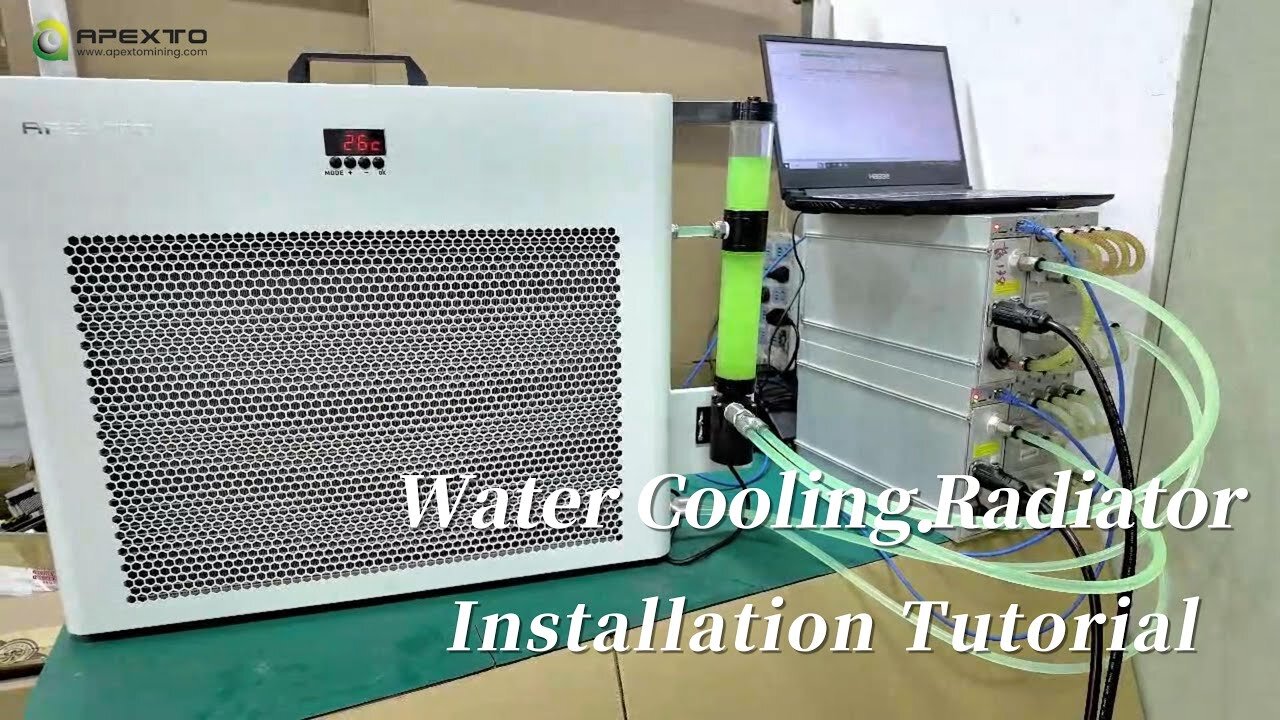 M1/M2 Water Cooling Radiator Installation Guide for Mining Rigs