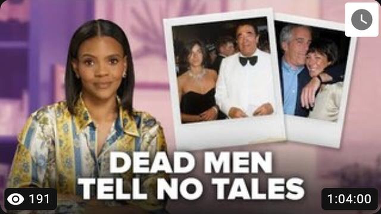 The Maxwell & Epstein Files Connection ~ Dead Men Tell No Tales An Introduction