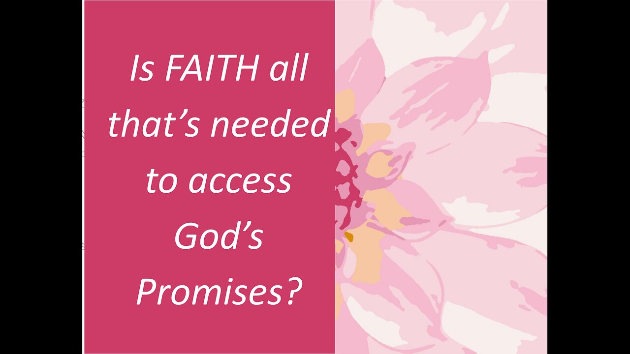 April 28 (Year 4) Do we only need FAITH to access Gods promises? - Tiffany Root & Kirk VandeGuchte