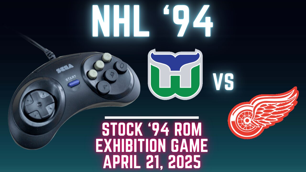 NHL 94: Whalers (Len the Lengend) at Red Wings (Ted_HitchCoCk) {Genesis} - Exhibition 118