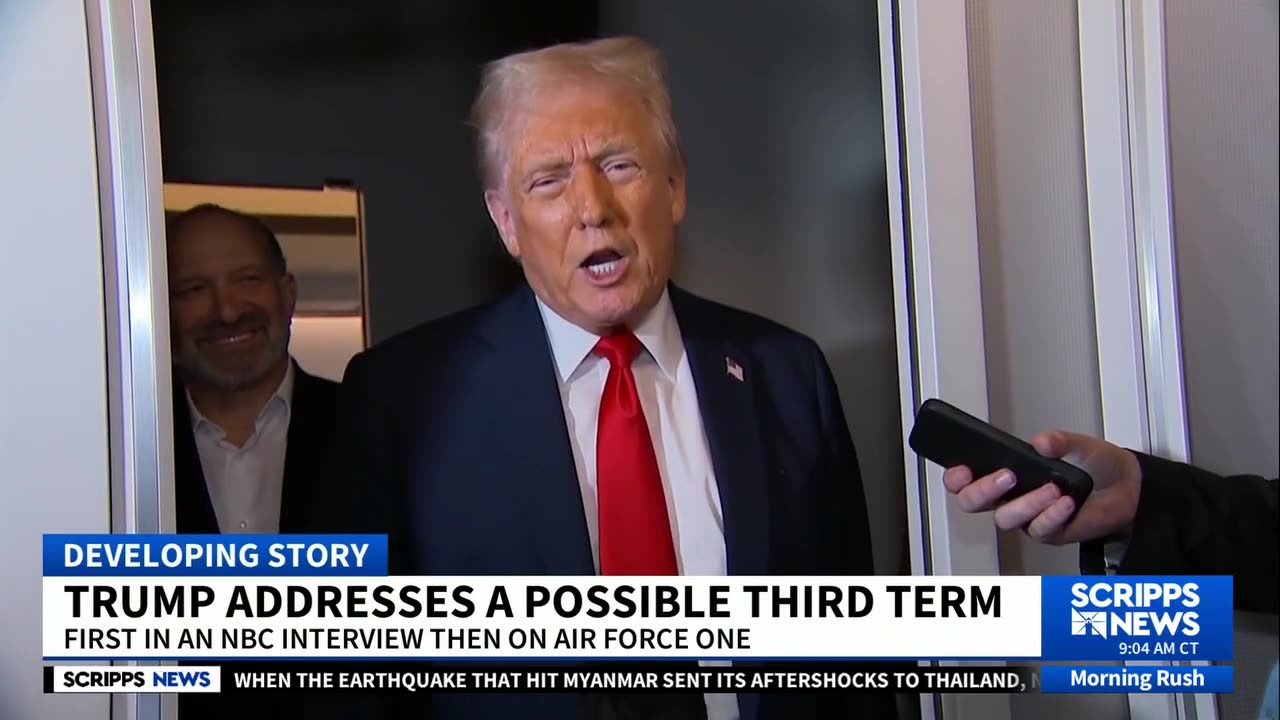 Trump not joking about pursuing a potential third presidential term