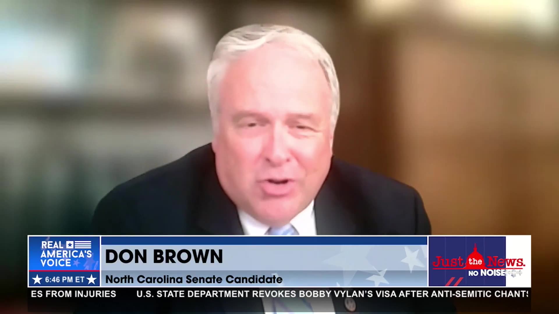 DON BROWN WANTS TO TAKE THOM TILLIS SEAT