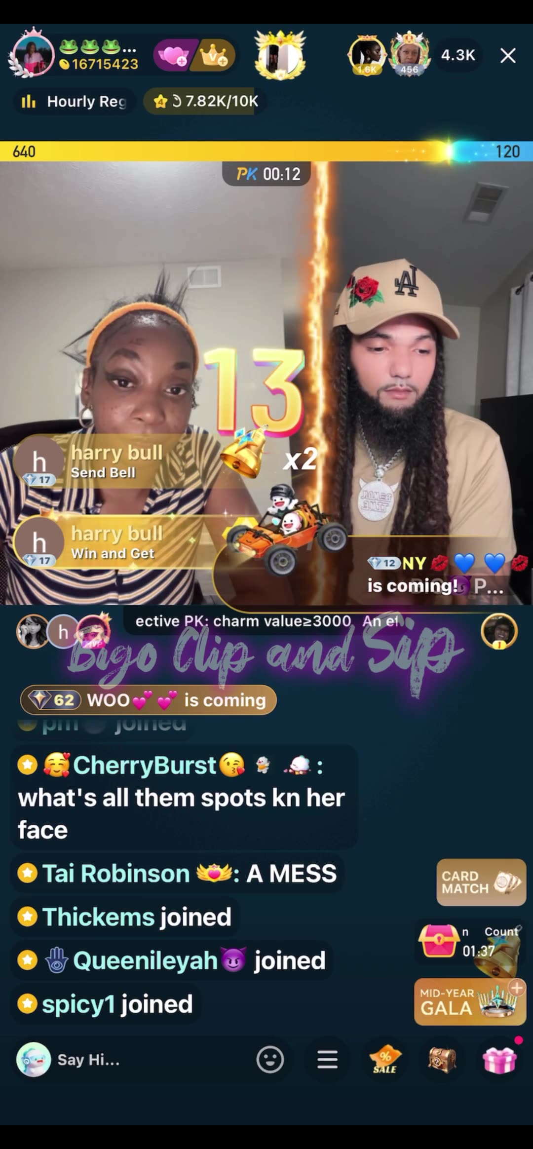 21 dances for Droski/live-asks Papi to do Q&A n gets mad 7/19/25 #bigoclipandsip