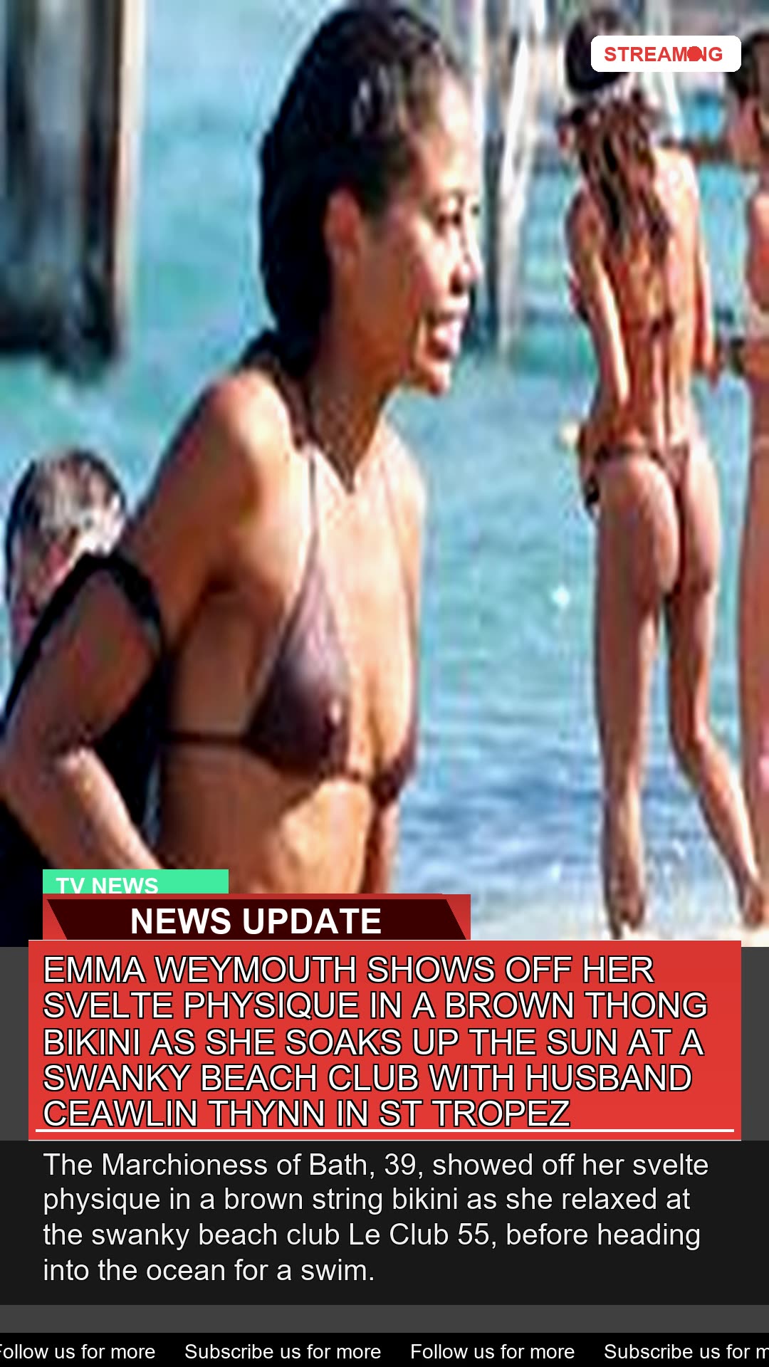 Emma Weymouth Shows Off Her Svelte Physique in a B
