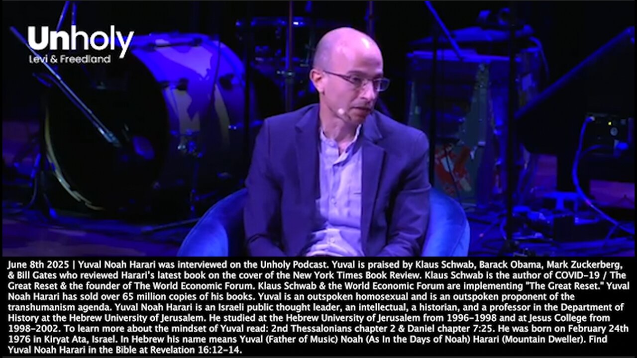 Yuval Noah Harari | We Very Close to the Point When You Can Take An AI, Give It An Initial Fund & Tell the AI Turn It Into a Billion. You Can Incorporate the AI, It Becomes a Legal Person Defended By the Constitution. - 6/8/2025