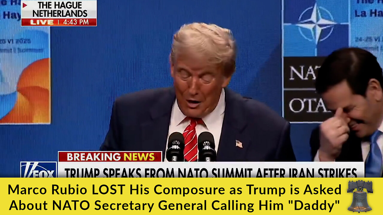 Marco Rubio LOST His Composure as Trump is Asked About NATO Secretary General Calling Him Daddy