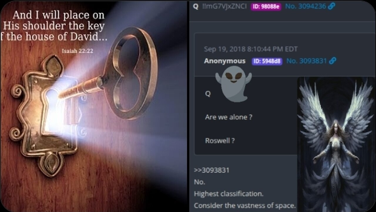 👽 Q 2222, Isaiah 22:22, Strongs 2222 | We Are Not Alone!
