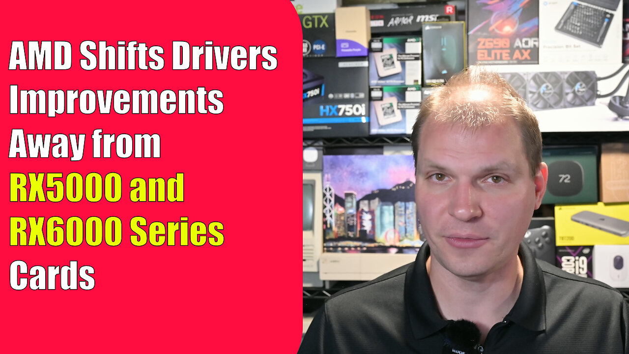 AMD Shifts Drivers Improvements Away from RX5000 and RX6000 Series Cards