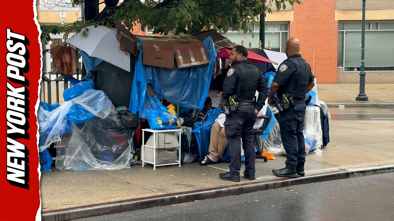 Homeless encampment springs up outside NYU dorm thumbnail
