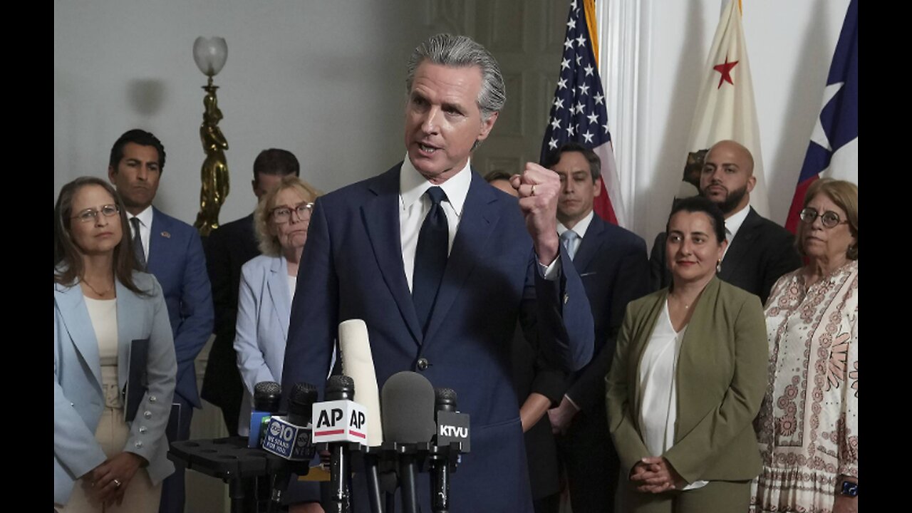 Newsom Taunts Trump on Missed Redistricting Deadline