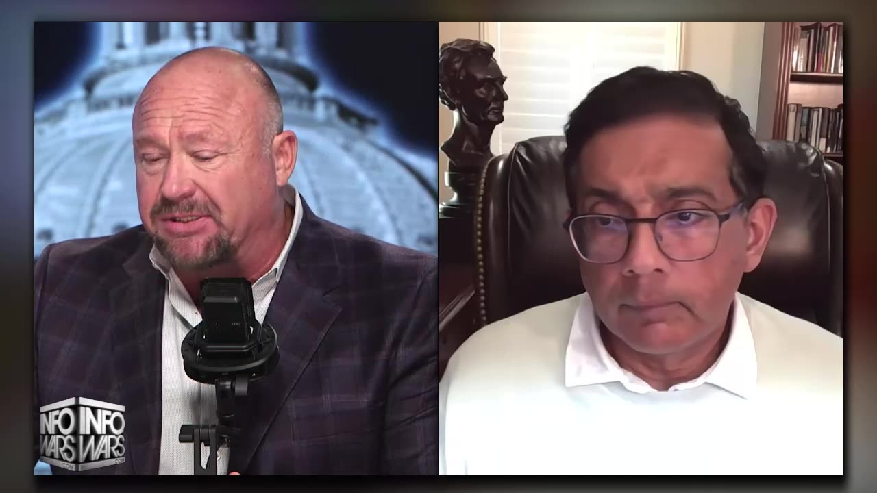 BREAKING EXCLUSIVE‼️Alex Jones Debates Dinesh DSouza On American Zionists Attempts To Demonize & Deplatform Tucker Carlson