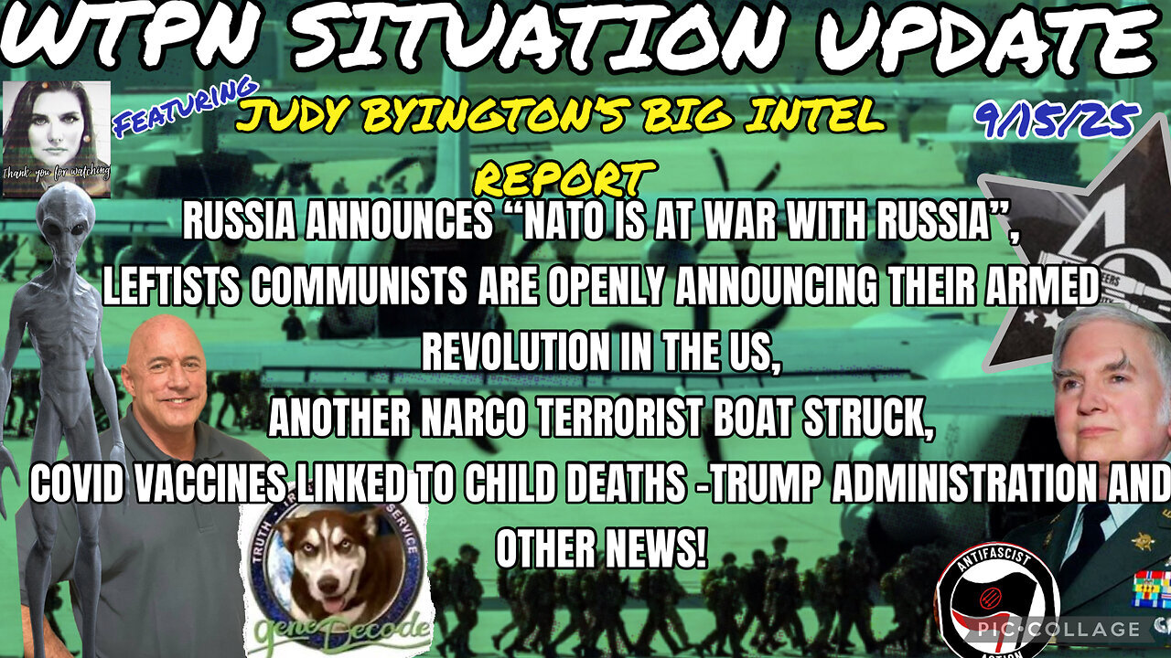 WTPN ~ Judy Byington ~ Situation Update ~ 9-15-25 ~ Trump Return ~ Restored Republic via a GCR