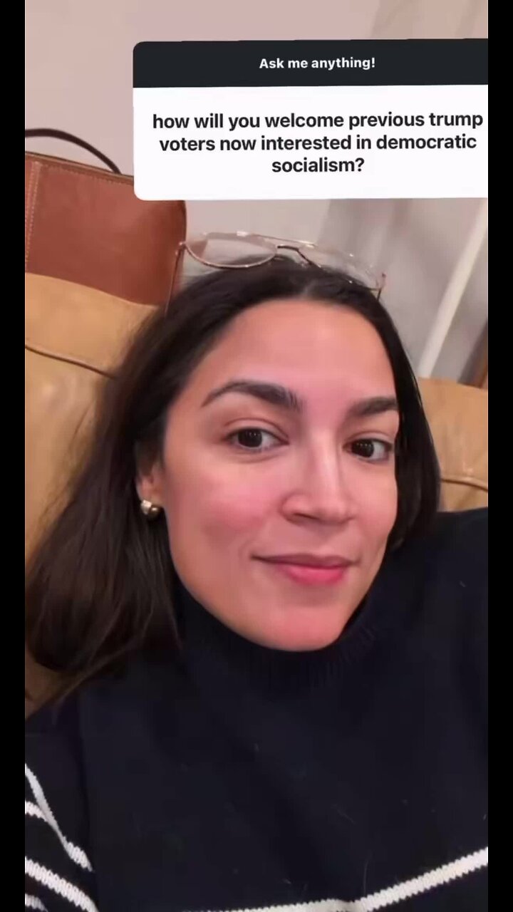 AOC Claims Trump Voters Are Pulling Her Aside and Saying They Want to Join ‘Democratic Socialism’