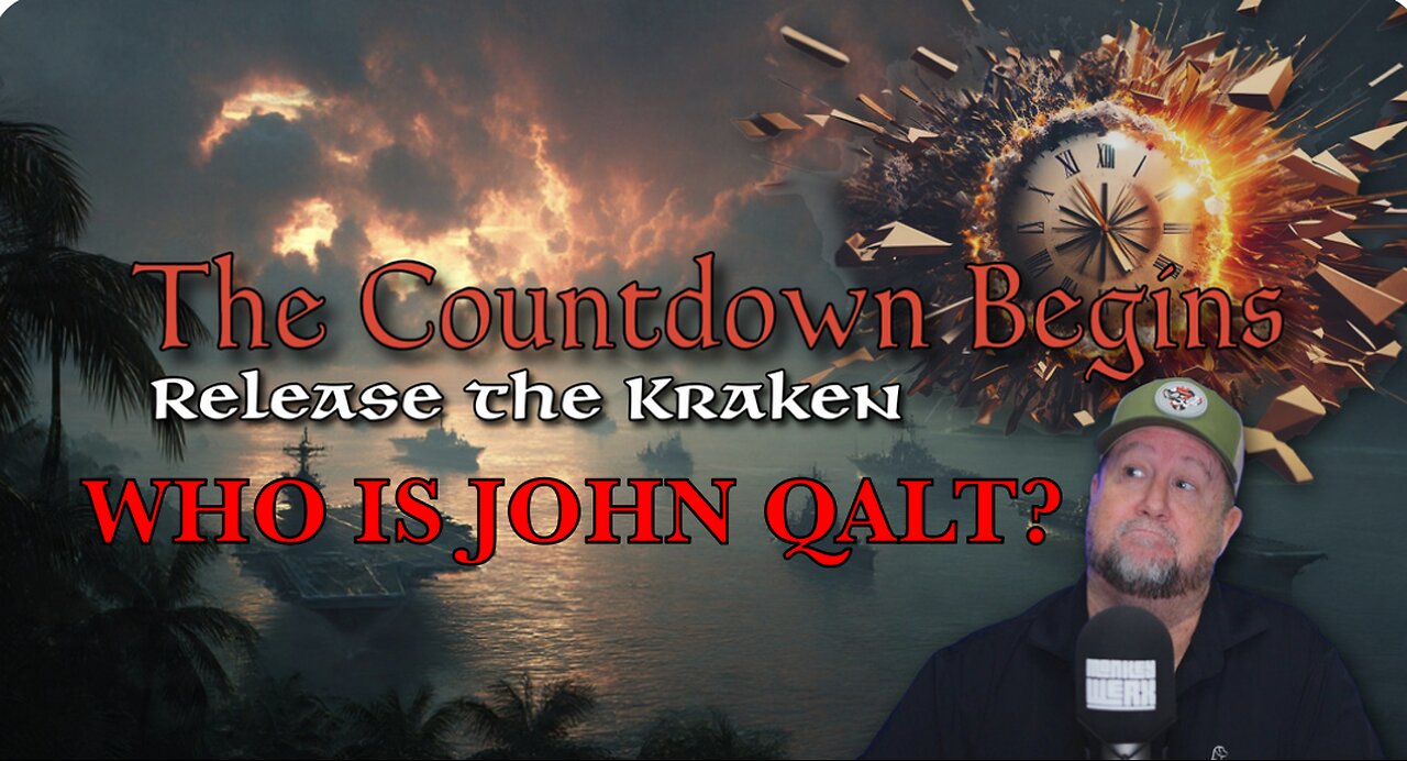 MONKEY WERX SITREP- The Countdown Begins - Release the Kraken. WHO IS JOHN QALT, JUAN OSAVIN