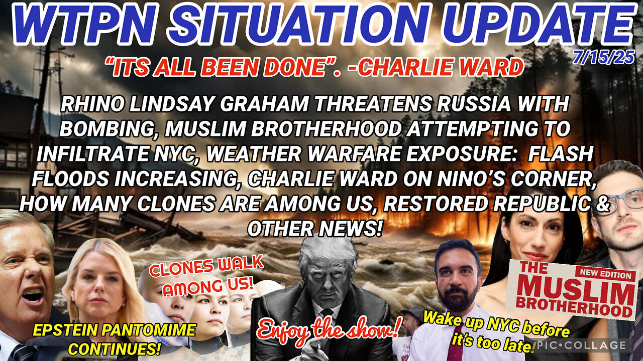 WTPN ~ Judy Byington ~ Situation Update ~ 7-15-25 ~ Trump Return ~ Restored Republic via a GCR