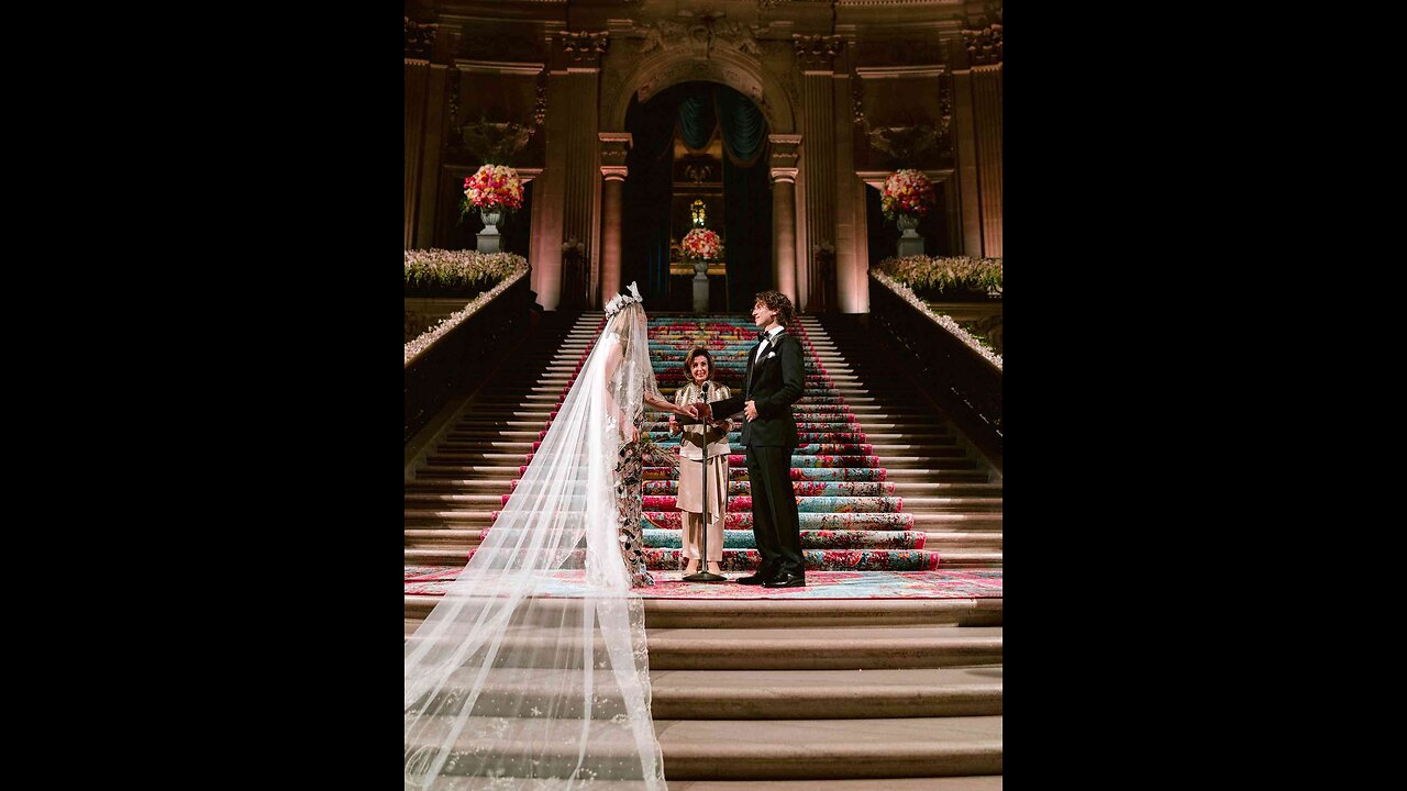 Nancy Pelosi presided over Ivy Love Gettys wedding UNMASKED!