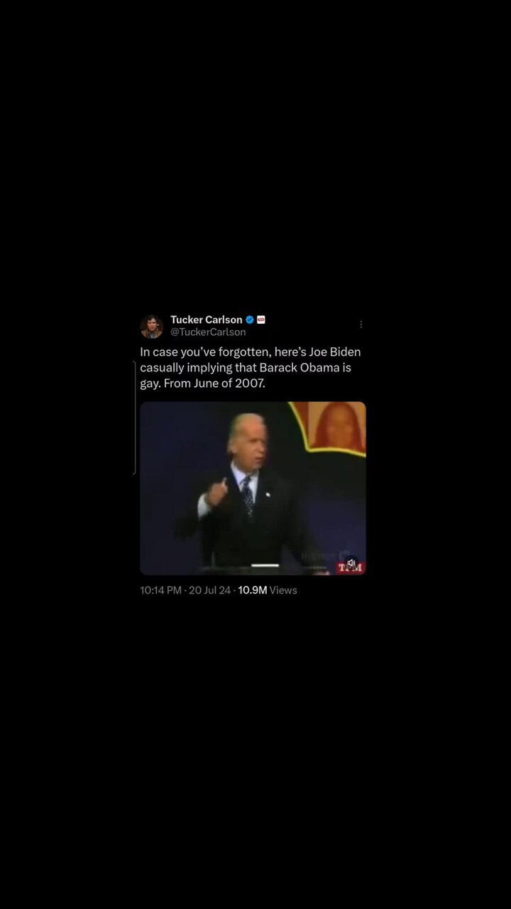 The Real Joe Biden Insinuates Barack OBAMA IS GAY in June of 2007