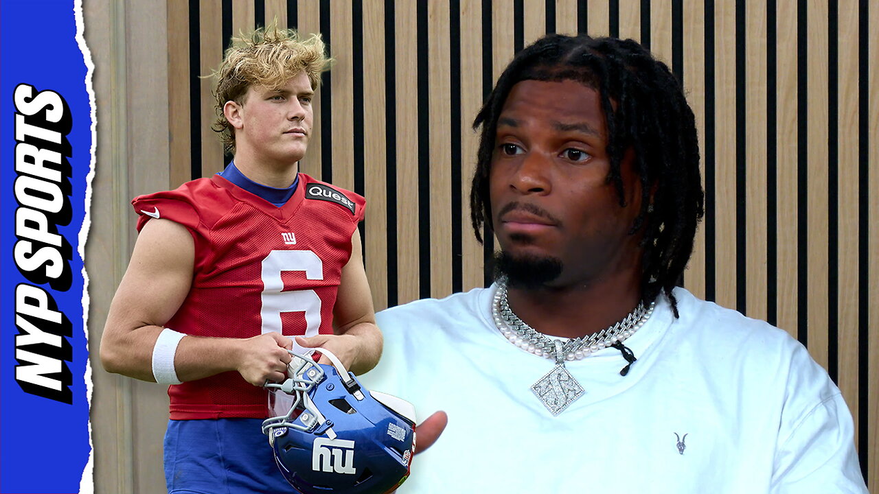 Giants Ihmir Smith-Marsette: Jaxson Dart has balls of steel | Blue Rush