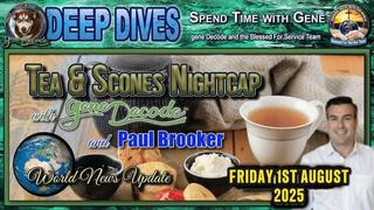 TEA & SCONES WITH GENE DECODE & PAUL BROOKER