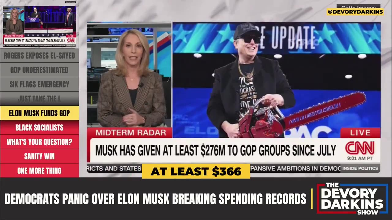 Democrats Are Panicking Because Elon Musk Has Dropped at Least $366M on Republicans This Cycle