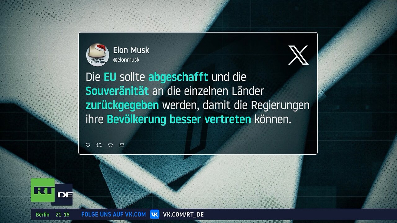 EU abschaffen – Elon Musk schießt nach Rekordstrafe scharf zurück