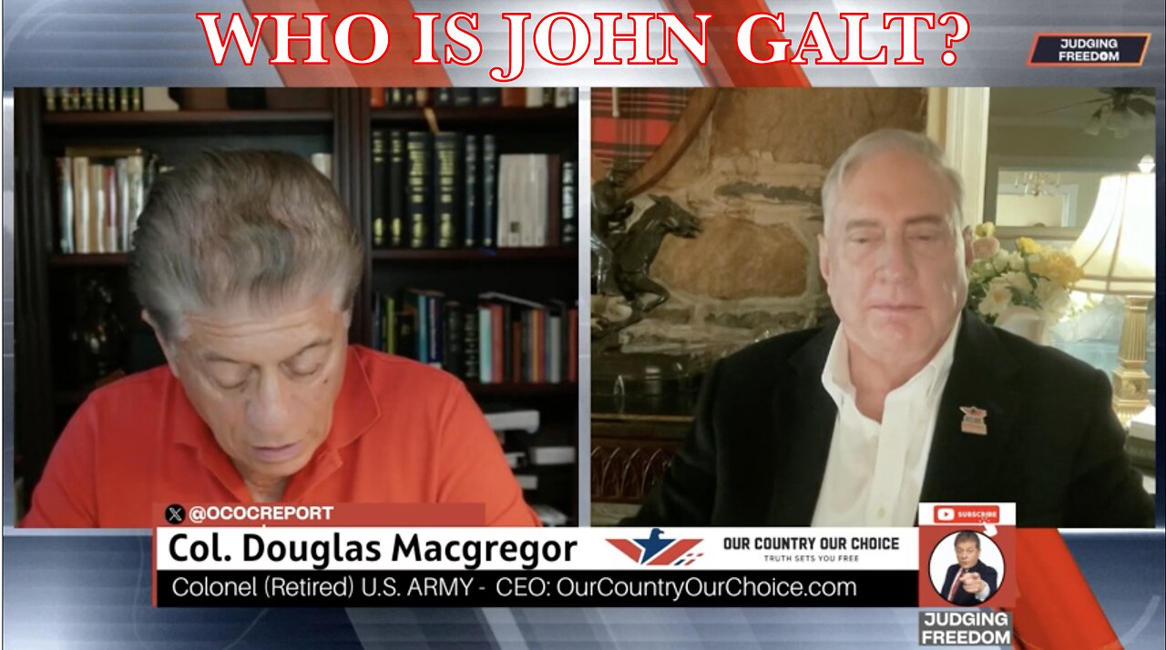JUDGE W/ COL MAC- ANALYSIS ON IRAN, UKRAINE, TRUMP AND WEAPONS TO THE WAR. WHO IS John Galt?