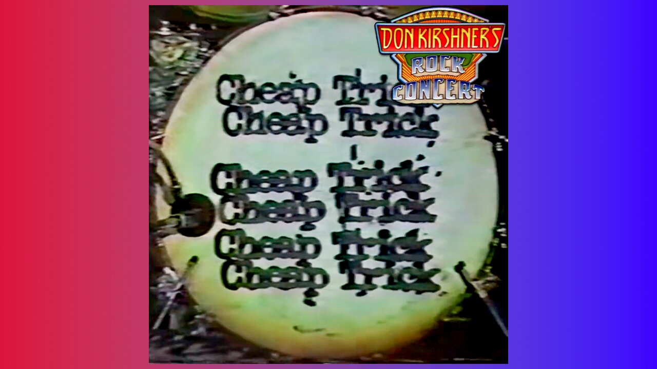 Cheap Trick - Live on Don Kirshners Rock Concert, November 10, 1977