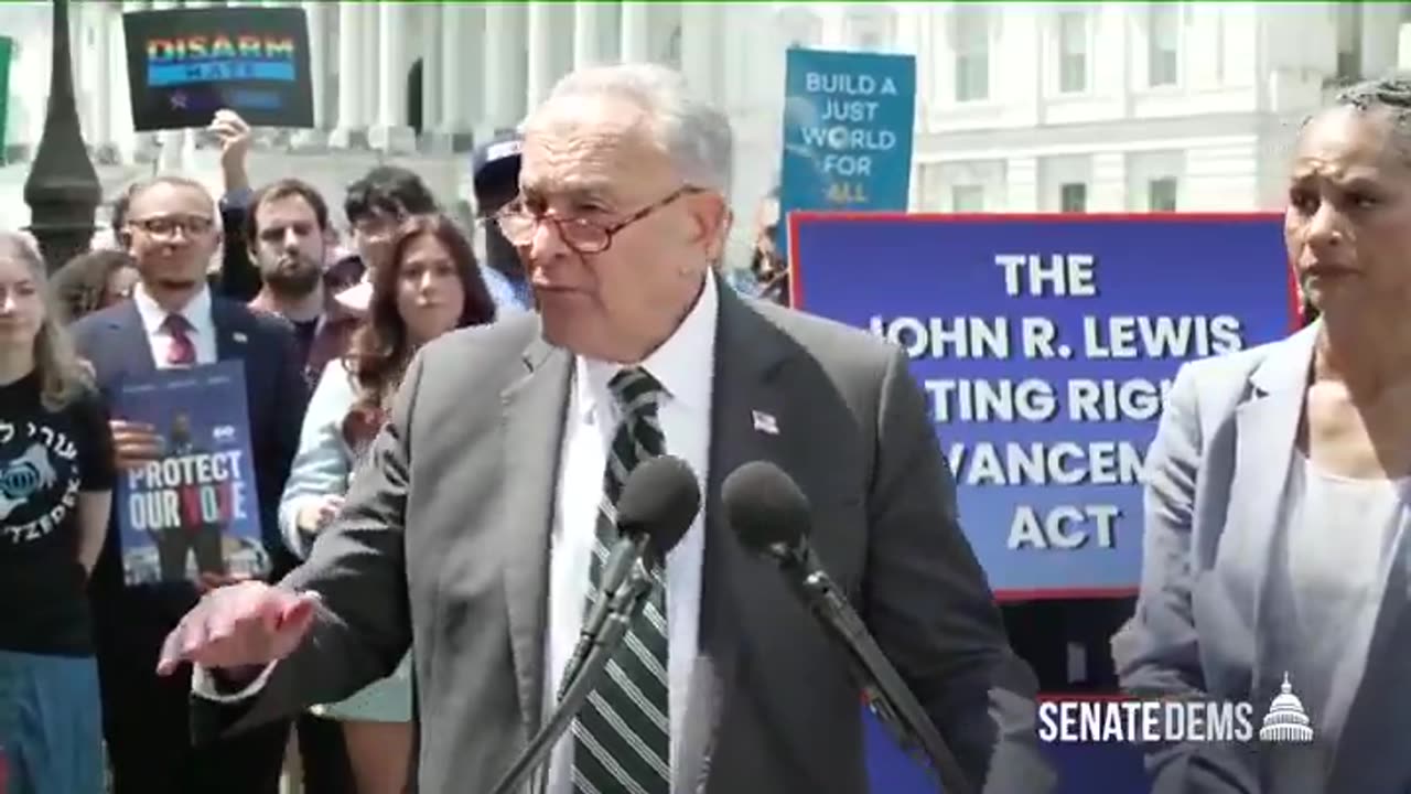 Schumer: They dont want poor people to vote! They dont want people of color to vote!