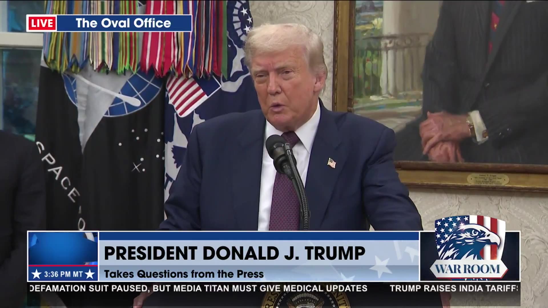 TRUMP SAYS HE HAD A VERY GOOD TALK WITH PUTIN TODAY