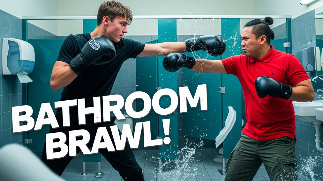 RealFights: Bathroom Brawl – Tall vs Small Shocking Showdown
